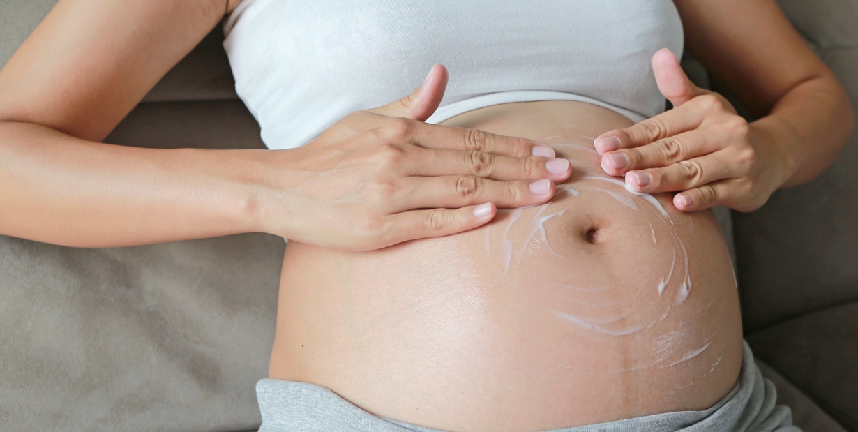 cramps around belly button during pregnancy